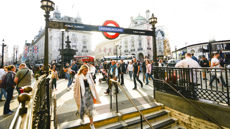 Piccadilly Circus underground station, London